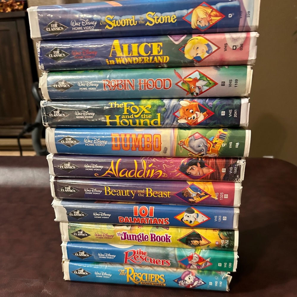 Black Diamond Disney VHS Bundle - 11 Movies
